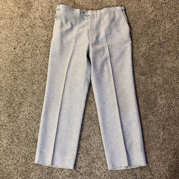 Vintage Dress Pants Mens 38R Used Brown Blend Textured - Picture 3 of 11